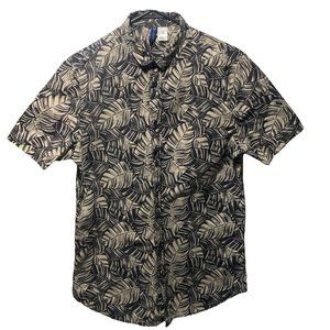 H&M Men Floral Button Down Shirt Small